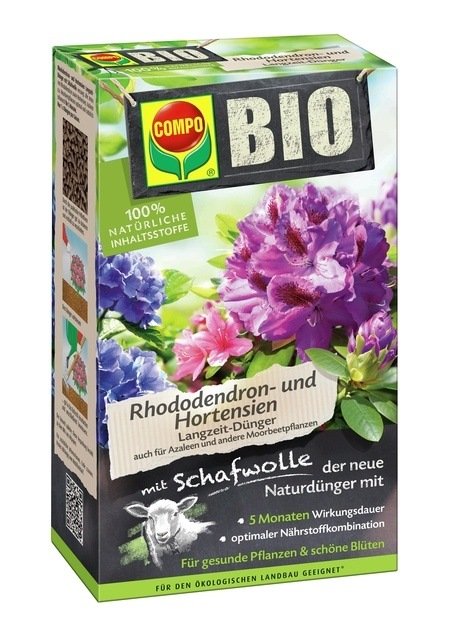 COMPO COMPO BIO Rhododendron- und Hortensien Langzeit-Dünger 750 g