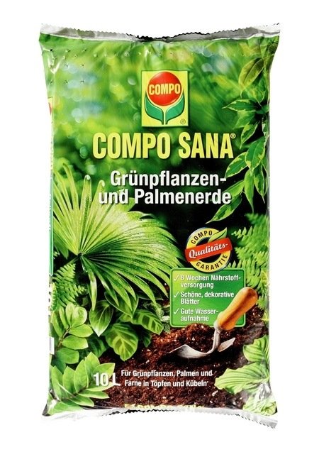 COMPO COMPO SANA® Grünpflanzen- und Palmenerde 10 L