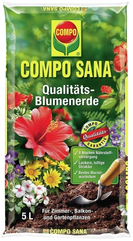 COMPO COMPO SANA® Qualitäts-Blumenerde 5 L