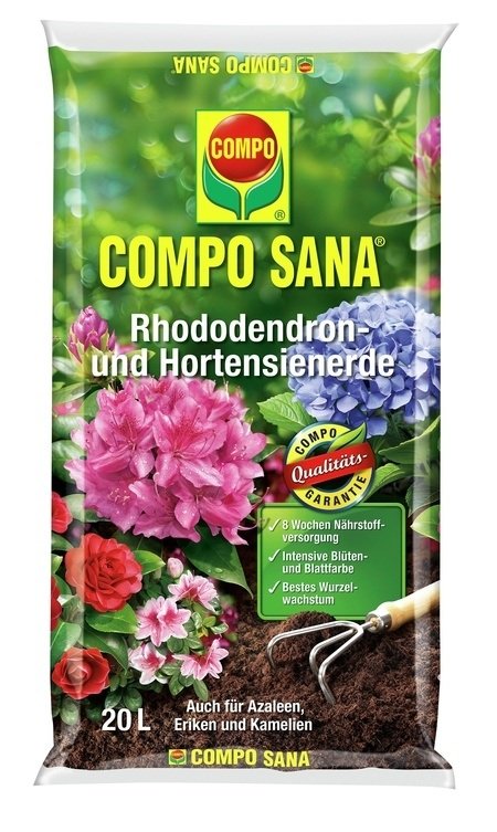 COMPO COMPO SANA® Rhododendron- und Hortensienerde 20 L