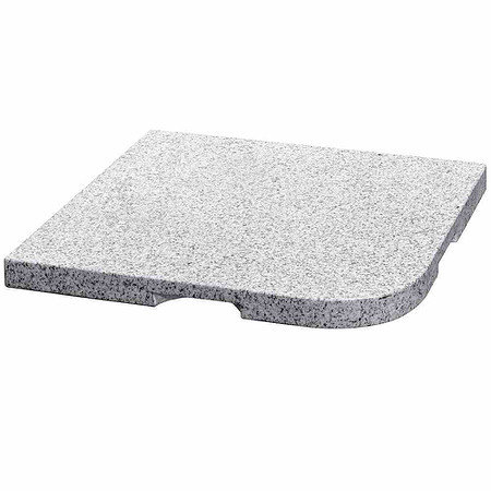 DELSCHEN Granitplatte 25 kg, grau, 48x48x4 cm