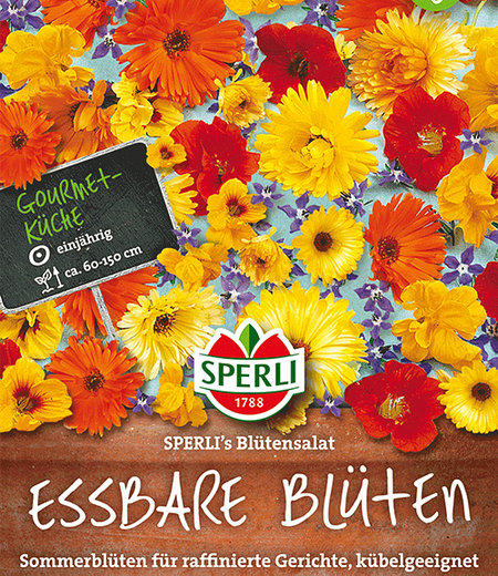 Essbare Blumenmischung, Sperli's Blütensalat,1 Portion