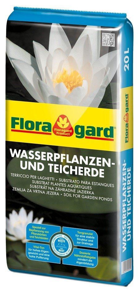 Floragard Wasserpflanzen- und Teicherde 20L