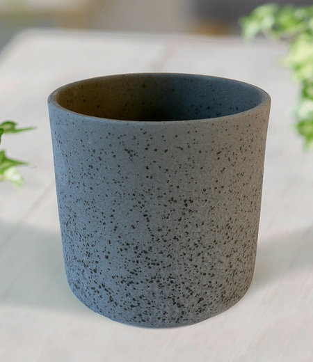 Keramik-Übertopf ø 13 cm "schwarz",1 Stück
