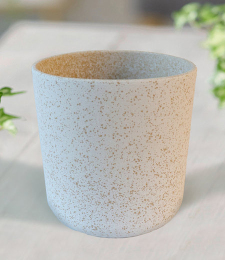 Keramik-Übertopf ø 13 cm "weiß",1 Stück