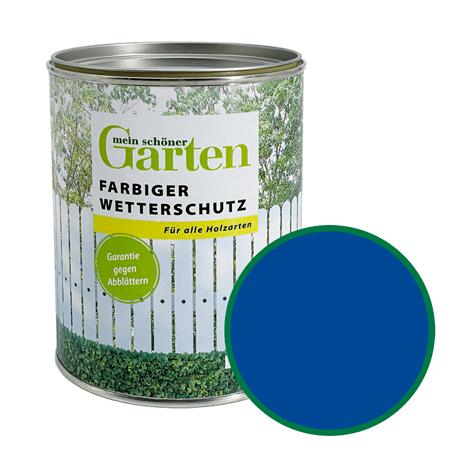 Mein schöner Garten Farbiger Wetterschutz - Himmelblau