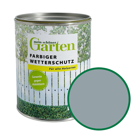 Mein schöner Garten Farbiger Wetterschutz - Silbergrau