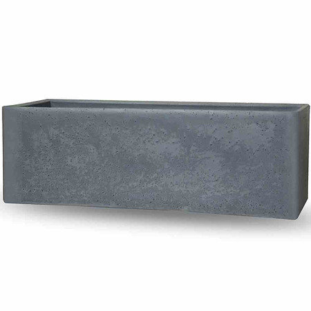 PP-PLASTIC Cube box zement-grau, betonlook, 790x290x275mm