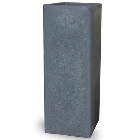 PP-PLASTIC Cube high zement-grau, betonlook, 265x265x725mm