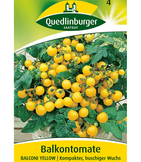 Quedlinburger Tomate "Balconi Yellow",1 Portion