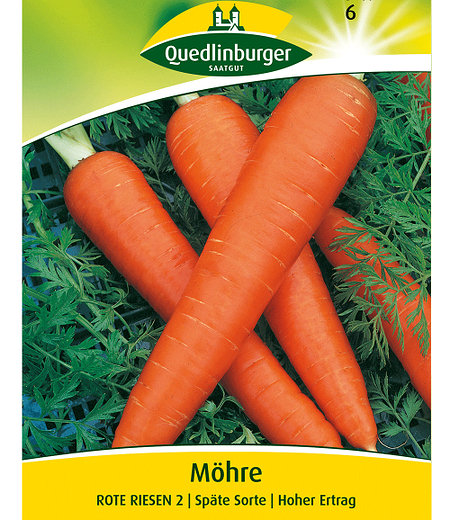 Quedlinburger Wintermöhren "Rote Riesen 2",1 Portion