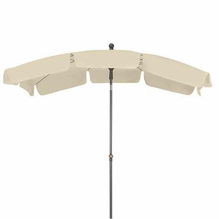 SIENA GARDEN Schirm Tropico 2,1x1,4 m, eckig, natur, Gestell anthrazit / Polyester