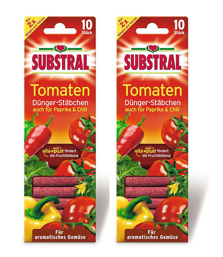 Substral SUBSTRAL® Tomaten Dünger-Stäbchen,2x10 Stück