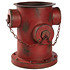 Blumentopf Hydrant Rot/Metall (1)
