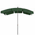 SIENA GARDEN Schirm Tropico 2,1x1,4 m, eckig, grün, Gestell anthrazit / Polyester (1)