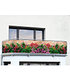Balkon-Sichtschutz "Mauer-Blumen",5 Meter (2)