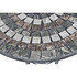 SIENA GARDEN Tisch Felina rund Ø 60 cm, Eisen mit Mosaikoptik (2)