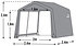ShelterLogic Gerätehaus Shed-in-a-Box 5,76m², 240x 240x 240 cm (BxTxH) (4)
