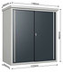 Trimetals Storage Solutions Guardian Geräteschrank D63, 90x 172x 187 cm (BxTxH) (4)