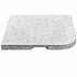 DELSCHEN Granitplatte 25 kg, grau, 48x48x4 cm (3)